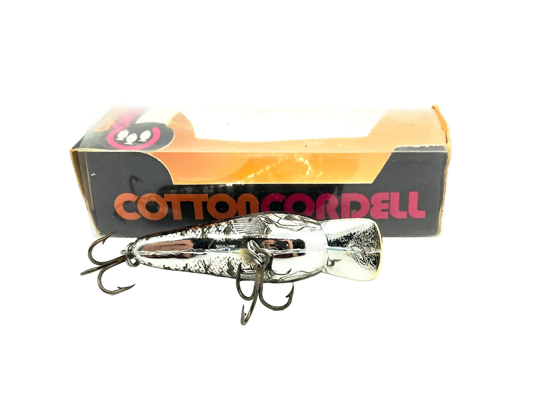 Cotton Cordell 7800 Big-O, #04 7804 Chrome Black/Photo Finish Color w/Box