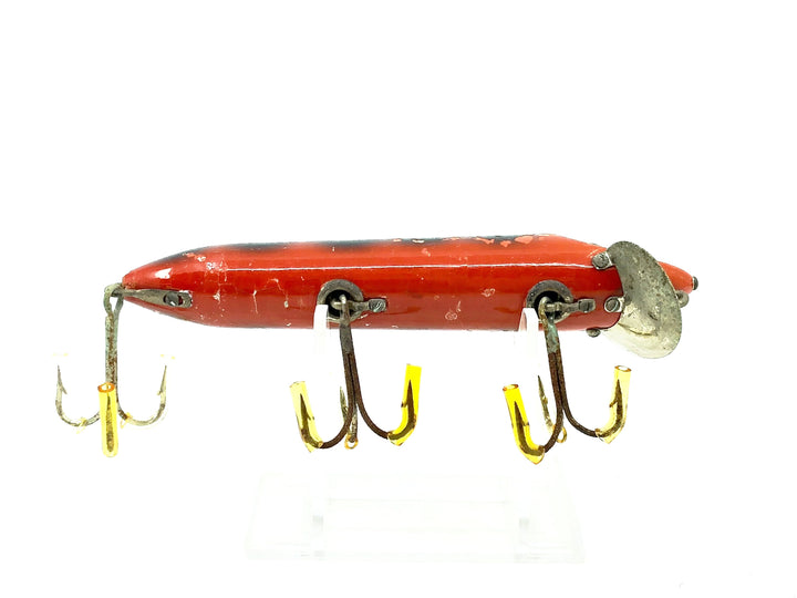 Heddon Vamp 7500 9V, Orange/Black Spots Color
