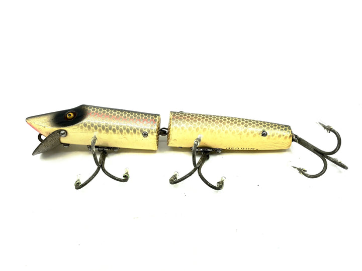 Heddon Giant Jointed Vamp 7350, 9P Shiner Scale Color - Very Good Condition!