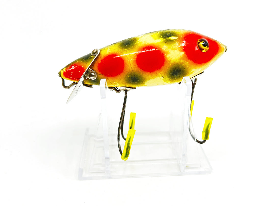 Heddon Baby Crab Wiggler Strawberry / Spotted Color