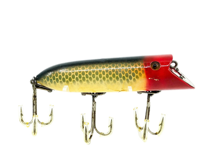 Heddon Basser 8500, 9PRH Shiner Scale/Red Head Color, Two Piece-Hardware - Tough Color