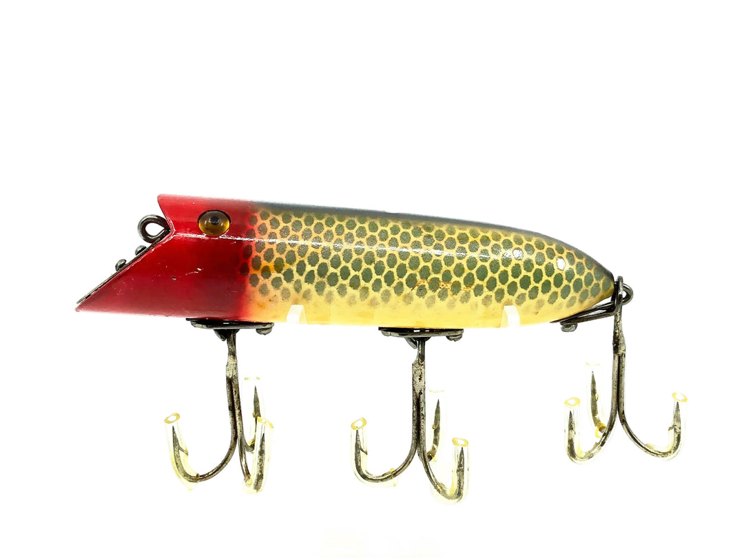 Heddon Basser 8500, 9PRH Shiner Scale/Red Head Color, Two Piece-Hardware - Tough Color
