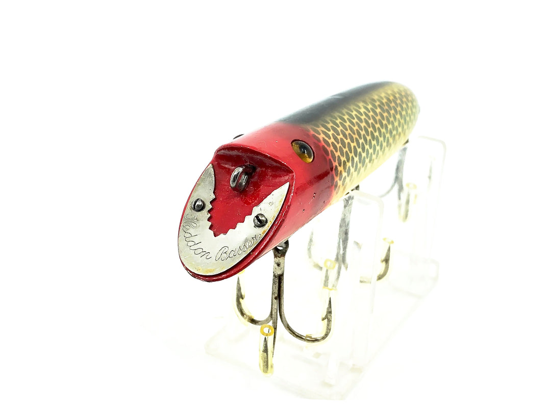 Heddon Basser 8500, 9PRH Shiner Scale/Red Head Color, Two Piece-Hardware - Tough Color