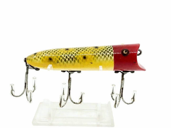 Heddon Lucky 13 2500, JRH Frog Scale/Red Head Color - Very Good Condition!