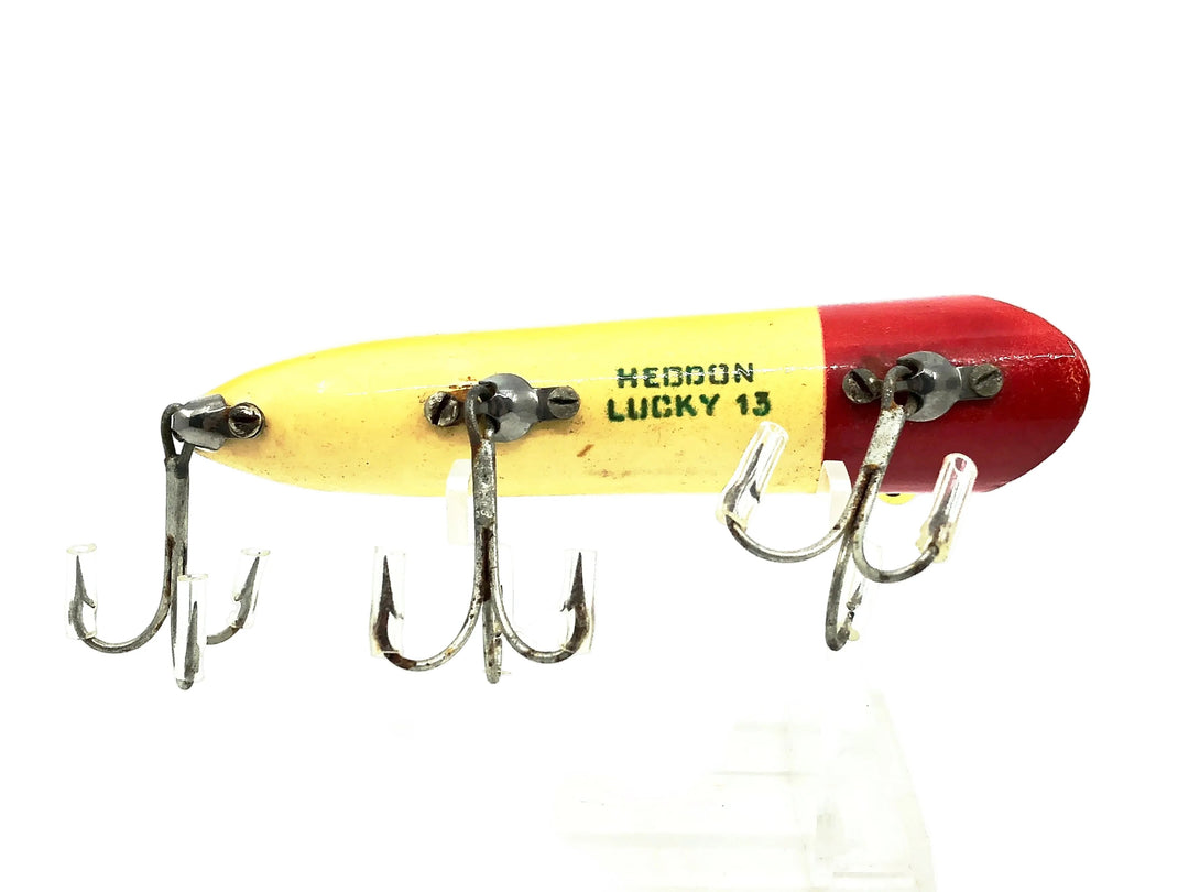Heddon Lucky 13 2500, JRH Frog Scale/Red Head Color - Very Good Condition!