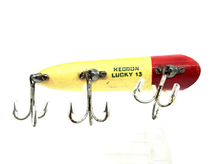 Heddon Lucky 13 2500, JRH Frog Scale/Red Head Color - Very Good Condition!