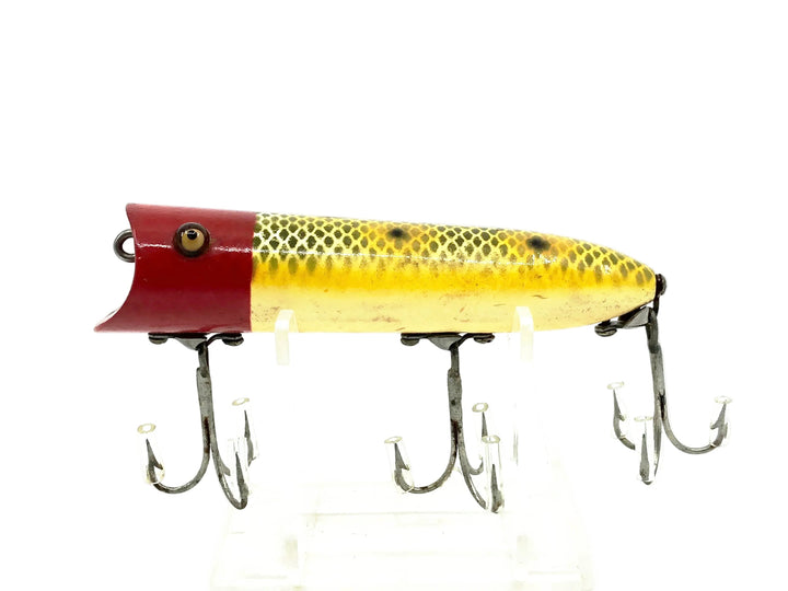 Heddon Lucky 13 2500, JRH Frog Scale/Red Head Color - Very Good Condition!