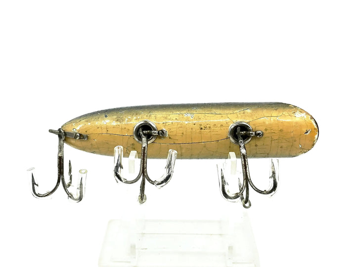 Heddon Basser 8500, 0 Fancy Green Back Color, L-Rig Hardware - Color only made in 1922!