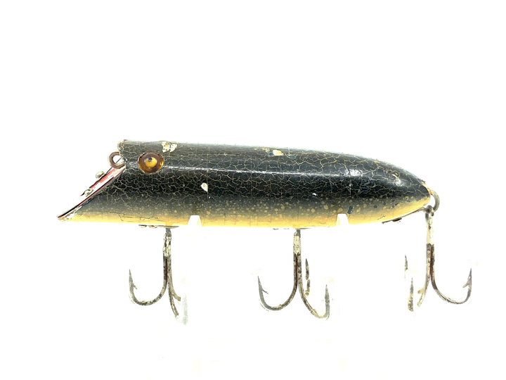 Heddon Basser 8500, 0 Fancy Green Back Color, L-Rig Hardware - Color only made in 1922!