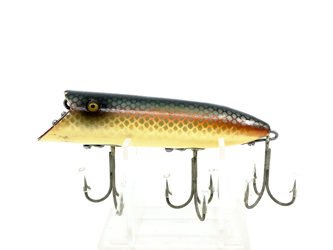 Heddon Basser 8500, PBH Blue Herring Scale Color, L-Rig Hardware - Very Good Condition!