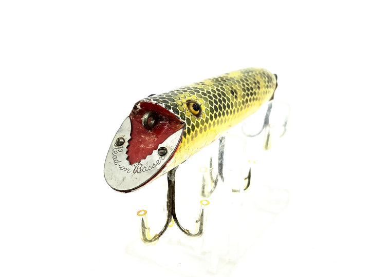 Heddon "Head-On" Basser 8500, 9J Frog Scale Color, L-Rig Hardware