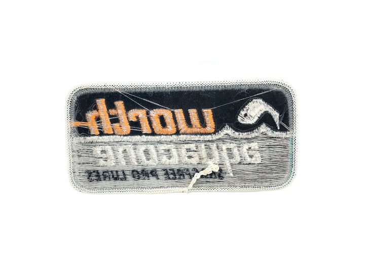 Worth Aquacone Snagfree Pro Lures Vintage Fishing Patch