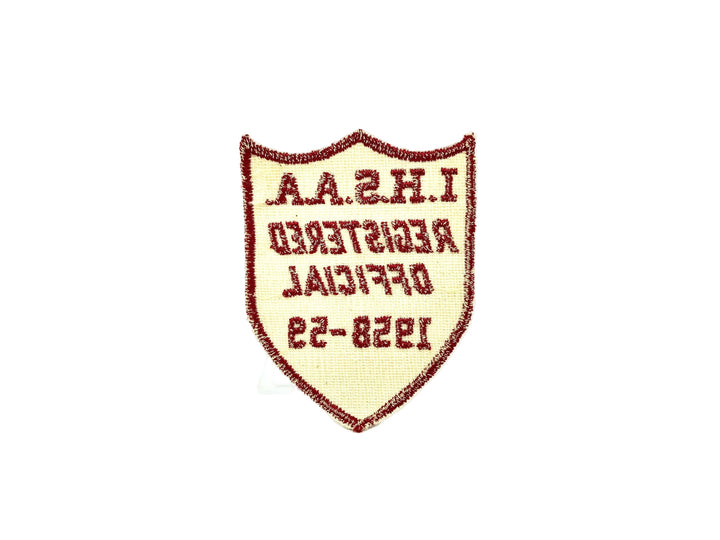 I.H.S.A.A. Registered Official 1958-59 Vintage Patch