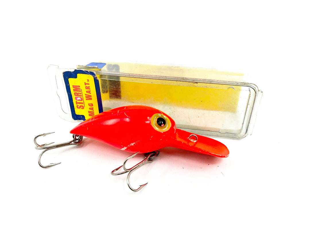Storm Magnum Wiggle Wart AV48, Solid Fluorescent Red Color w/Box