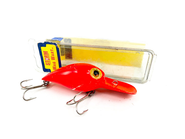 Storm Magnum Wiggle Wart AV48, Solid Fluorescent Red Color w/Box