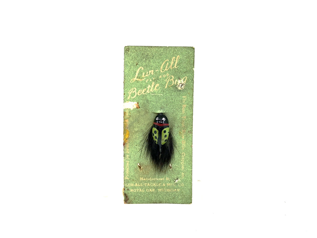 Lur-All Beetle Bug Fly Rod Lure on Card
