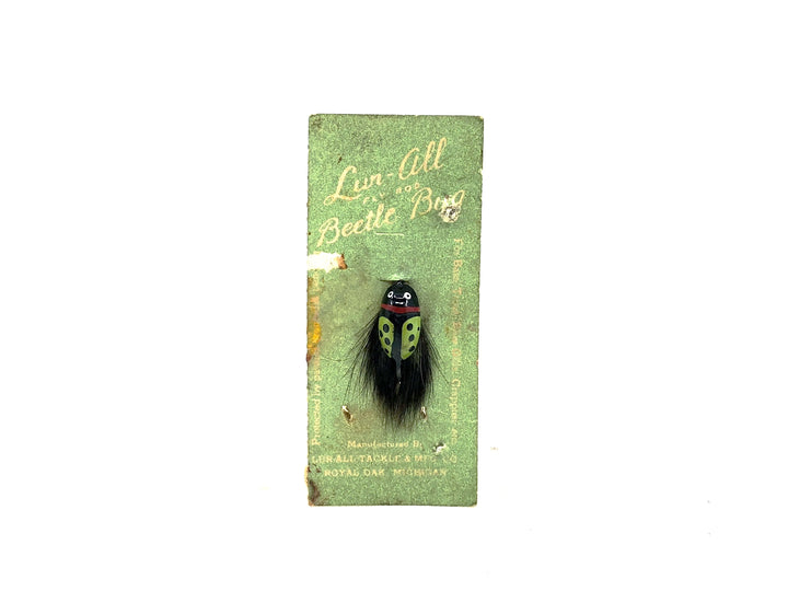 Lur-All Beetle Bug Fly Rod Lure on Card