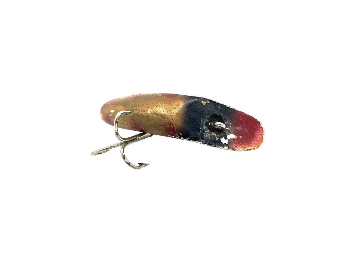 Imitation Flyrod Flatfish, Gold/Red Color