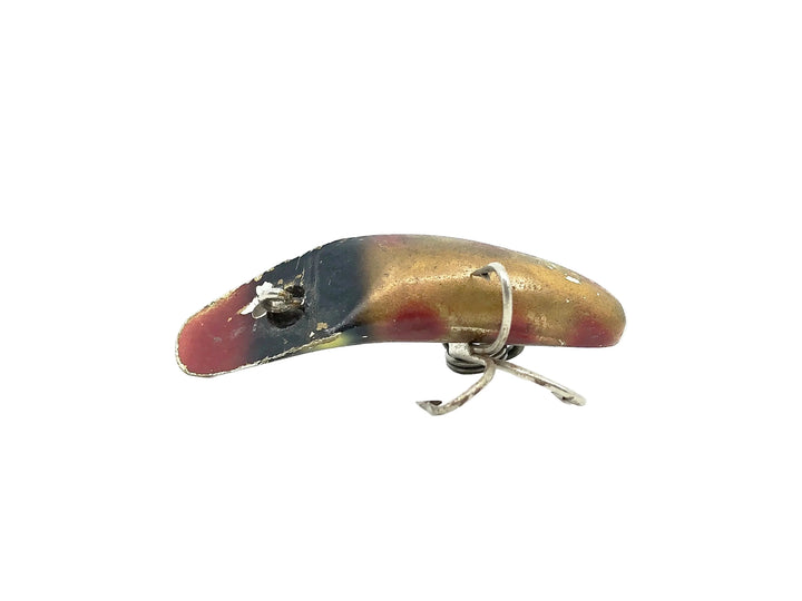 Imitation Flyrod Flatfish, Gold/Red Color