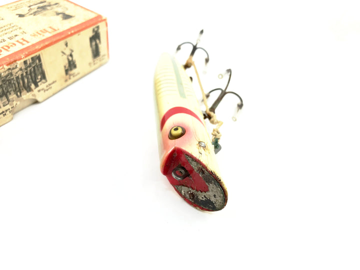 Heddon King Basser 8550, 9PLXR - Pearl X-Ray Shore Minnow Color w/Box