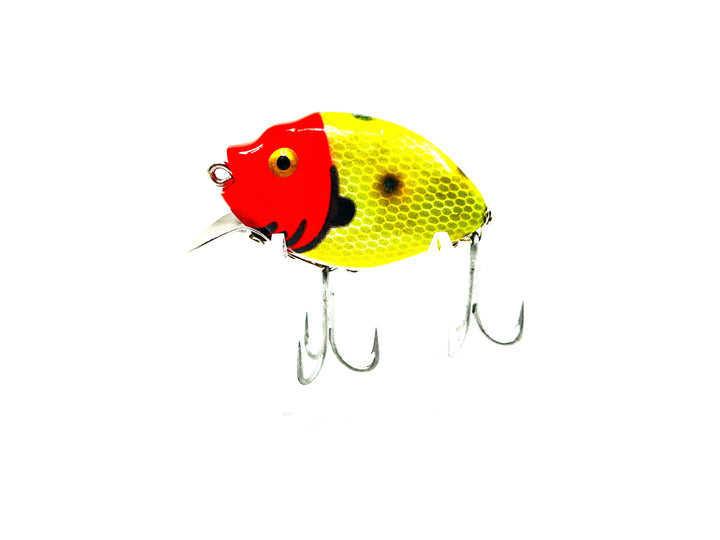 Heddon 9630 Punkinseed X9630JRH Frog Scale, Red Head Color Lure/Ornament