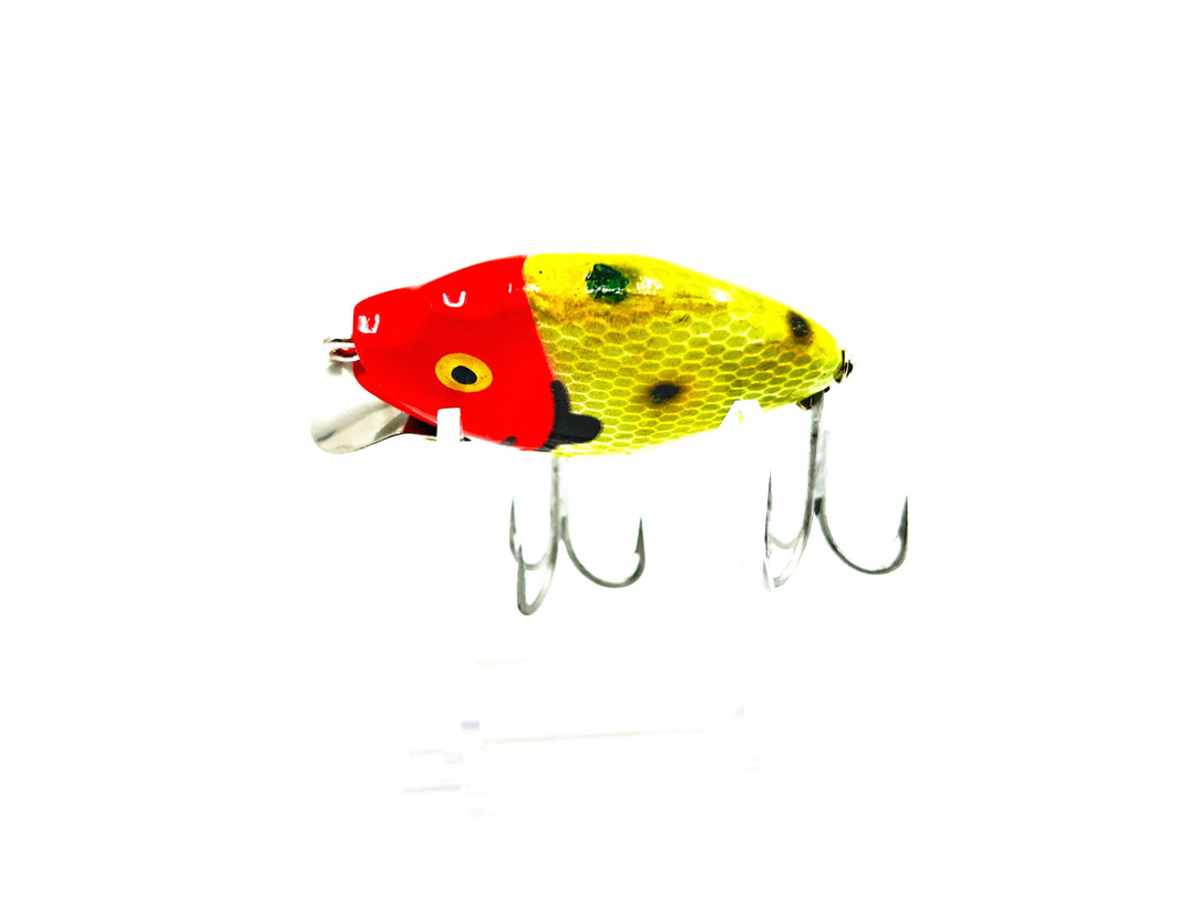 Heddon 9630 Punkinseed X9630JRH Frog Scale, Red Head Color Lure/Ornament