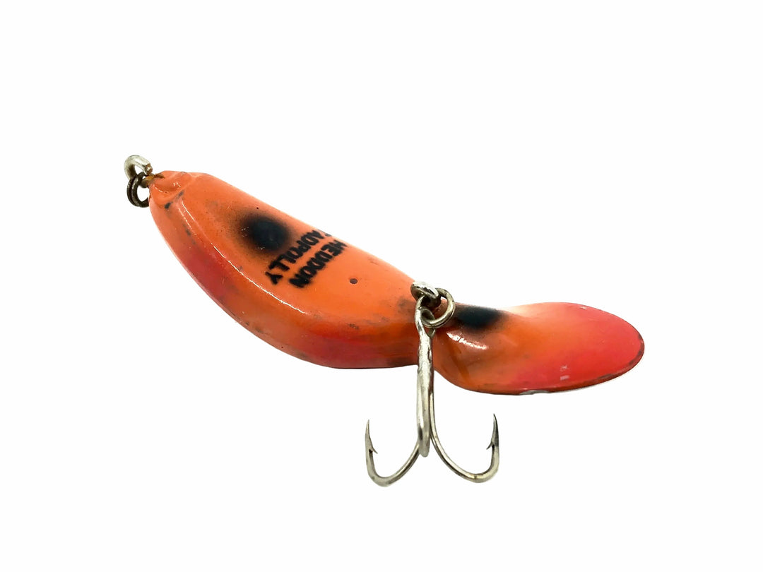 Heddon Tadpolly Spook OB Orange/Black Spine & Dots Color