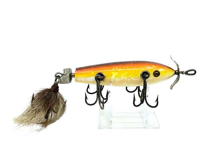 South Bend 955 Muskie Trolling Min-Buck Minnow, Rainbow Color - Fisherman Shortened