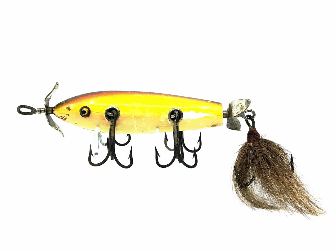 South Bend 955 Muskie Trolling Min-Buck Minnow, Rainbow Color - Fisherman Shortened