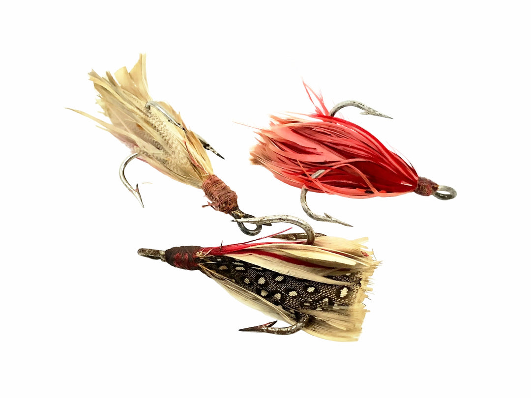 Antique Feather Treble Hook Three Pack