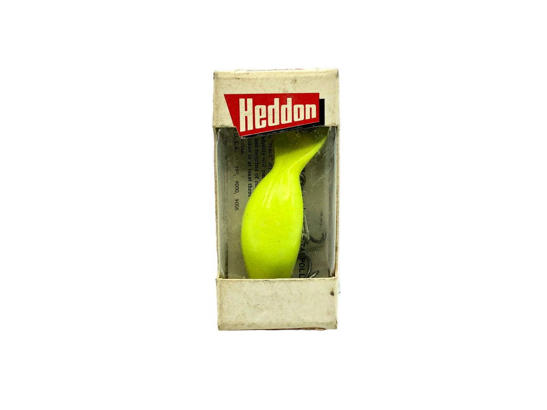 Heddon Tadpolly Spook 9000, YF Yellow Anchovy (Fluorescent) Color-Uncatalogued w/Box