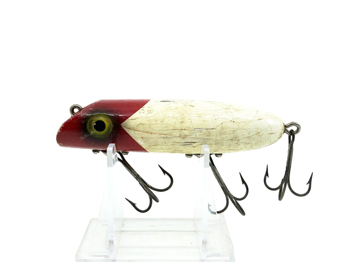 Luhr-Jensen South Bend Bass-Oreno, White/Red Arrowhead Color
