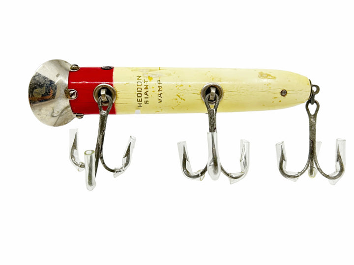 Heddon Giant Vamp 7550 RH White Red Head Color
