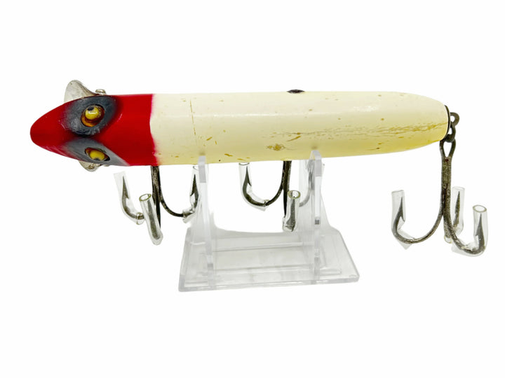 Heddon Giant Vamp 7550 RH White Red Head Color