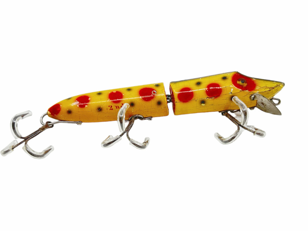 Heddon Giant Jointed Vamp 7300 S Strawberry Spot Early Color - 2nd!!!  Rare!!!