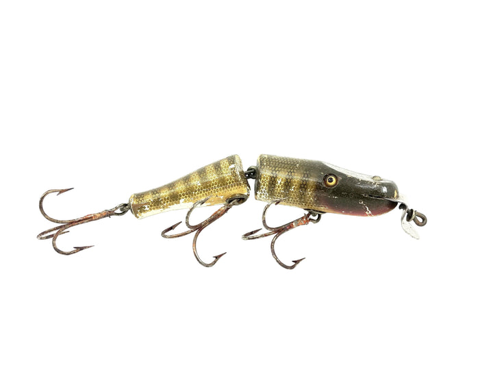 Creek Chub 2600 Jointed Pikie Minnow, Pikie Scale Color 2600 Glass Eyes