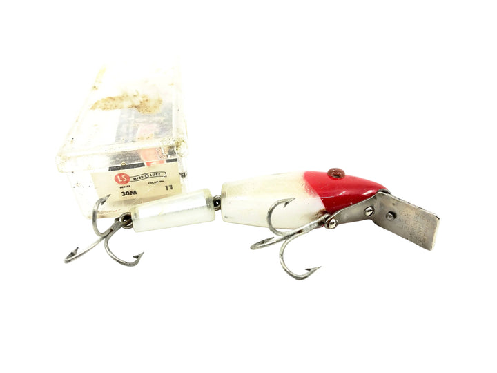 L & S Pike-Master Sinker 30M, #11 White/Red Head Color w/Box