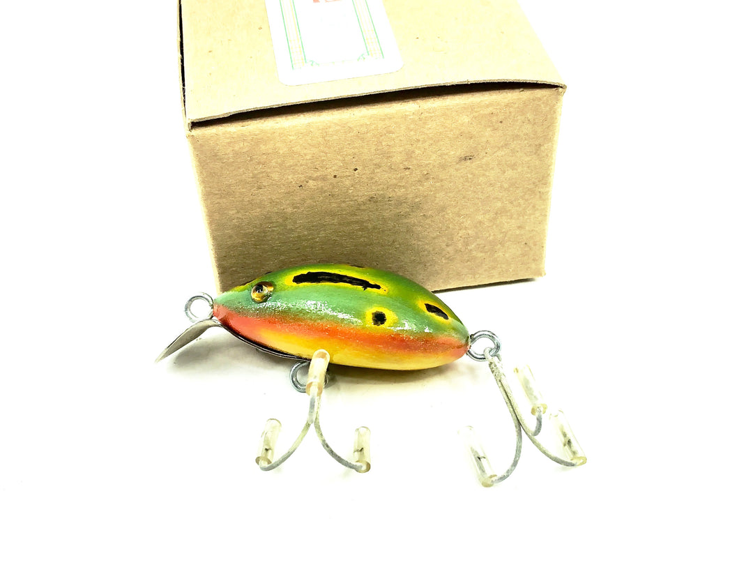 Mcdonald Mcfrog #1066, Signed 2009, Green Crackle Back Color w/Box