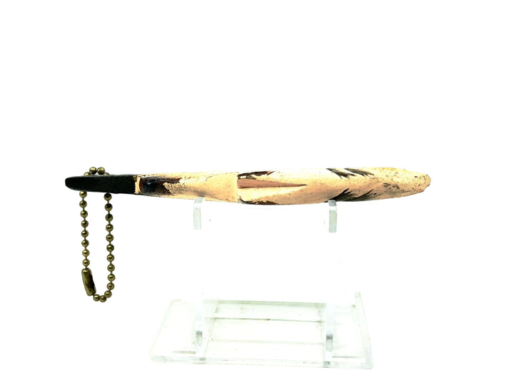 Contemporary Wood Brook Trout Keychain