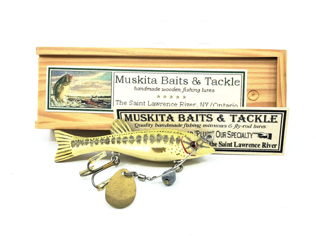 Muskita Baits & Tackle No.507 Bass w/Box - Signed, 2006