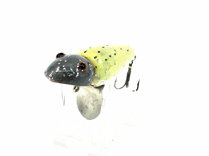 Folk Art Contemporary Jigger Lure, Grey Head/Flitter Color