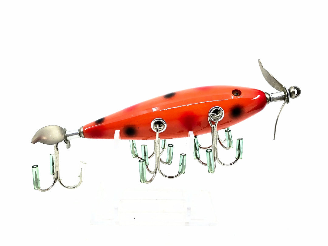 Contemporary 5 Hook Lure, Orange/Dots Color