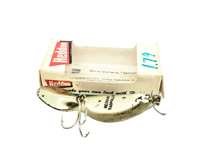 Heddon Tadpolly Spook, NP Nickel Plate Color w/Box