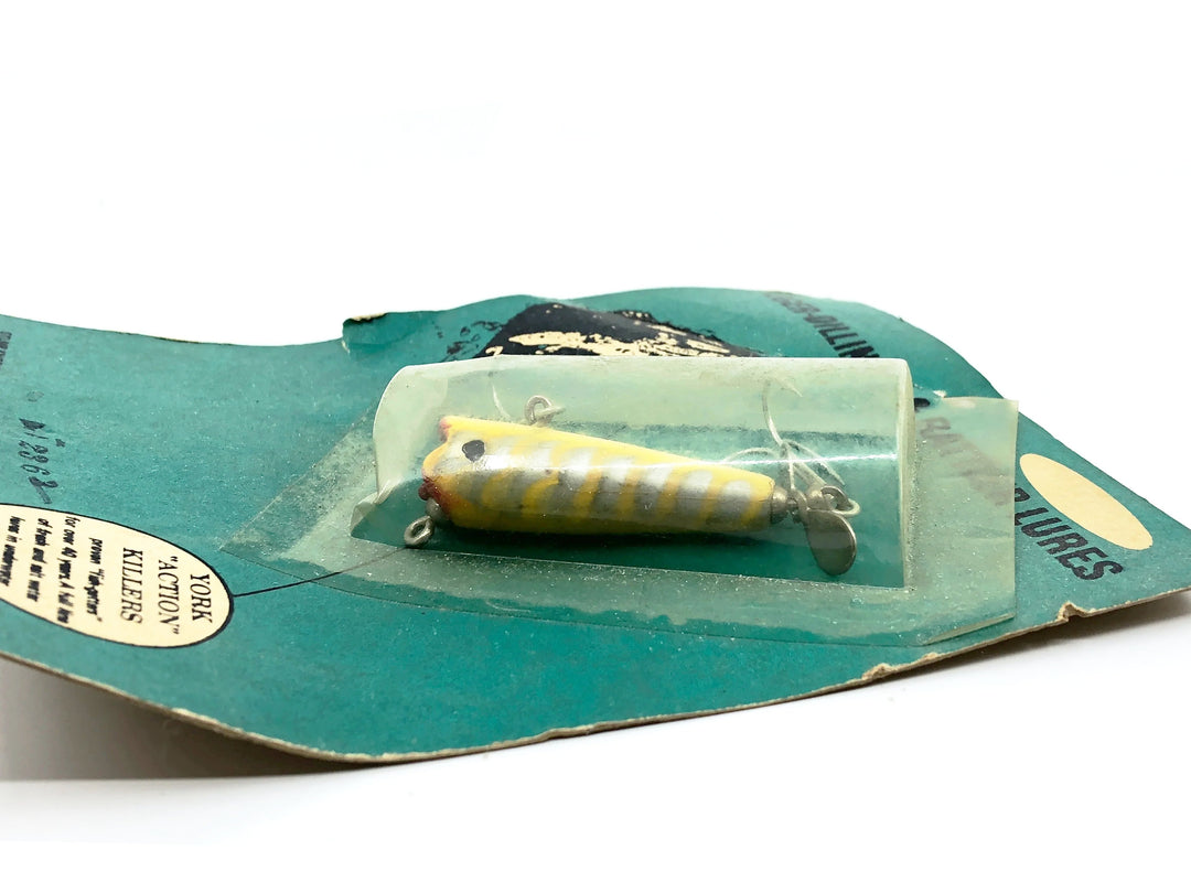 Eger Stump Knocker 2362, Yellow/Silver Ribs Color on Card