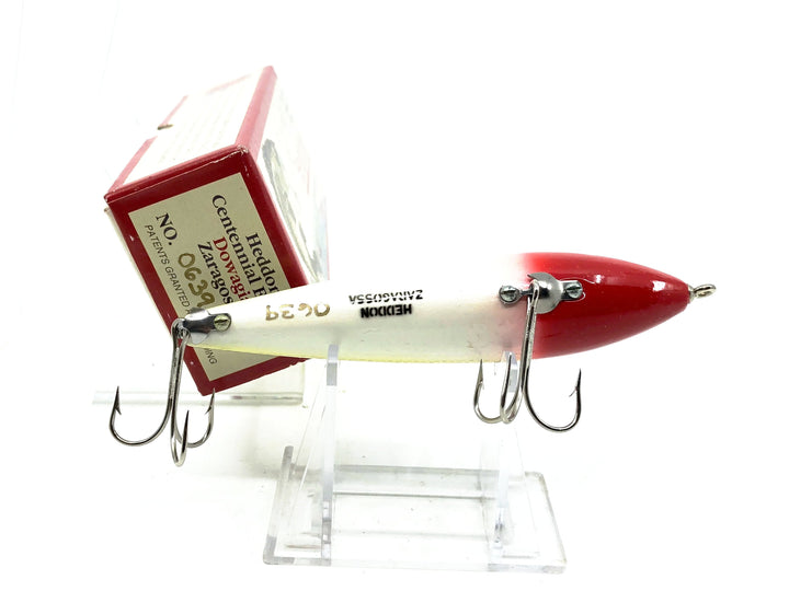 Heddon Centennial Edition Wood Zaragossa New in Box NO. X6500W-JRH - Frog Scale/Red Head Color - Numbered