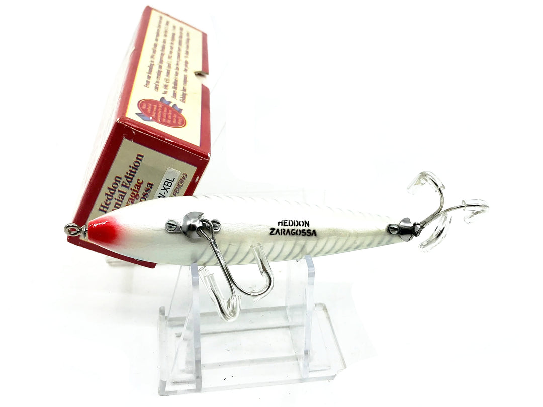 Heddon Centennial Edition Wood Zaragossa New in Box NO. X6500W-XBL - Blue Shore Minnow Color