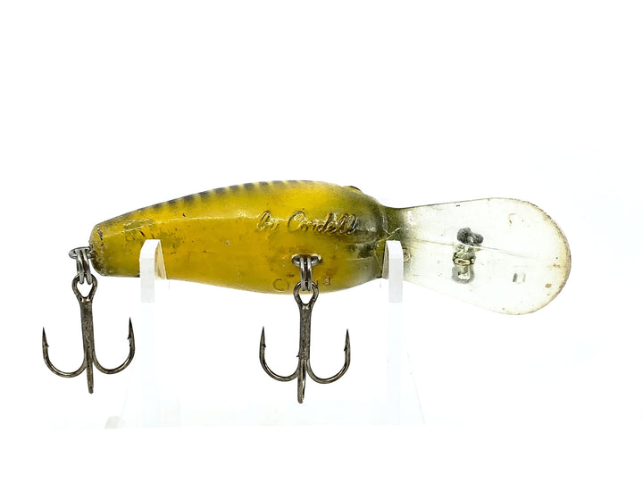 Cotton Cordell 4500 Deep Big-O, Color #86 Tiger Yellow w/Dot on Tail