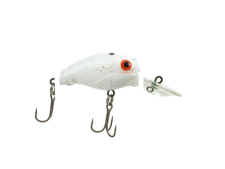 Cotton Cordell 4500B Deep Baby Big-O, Color #07 Pearl/Red Eye