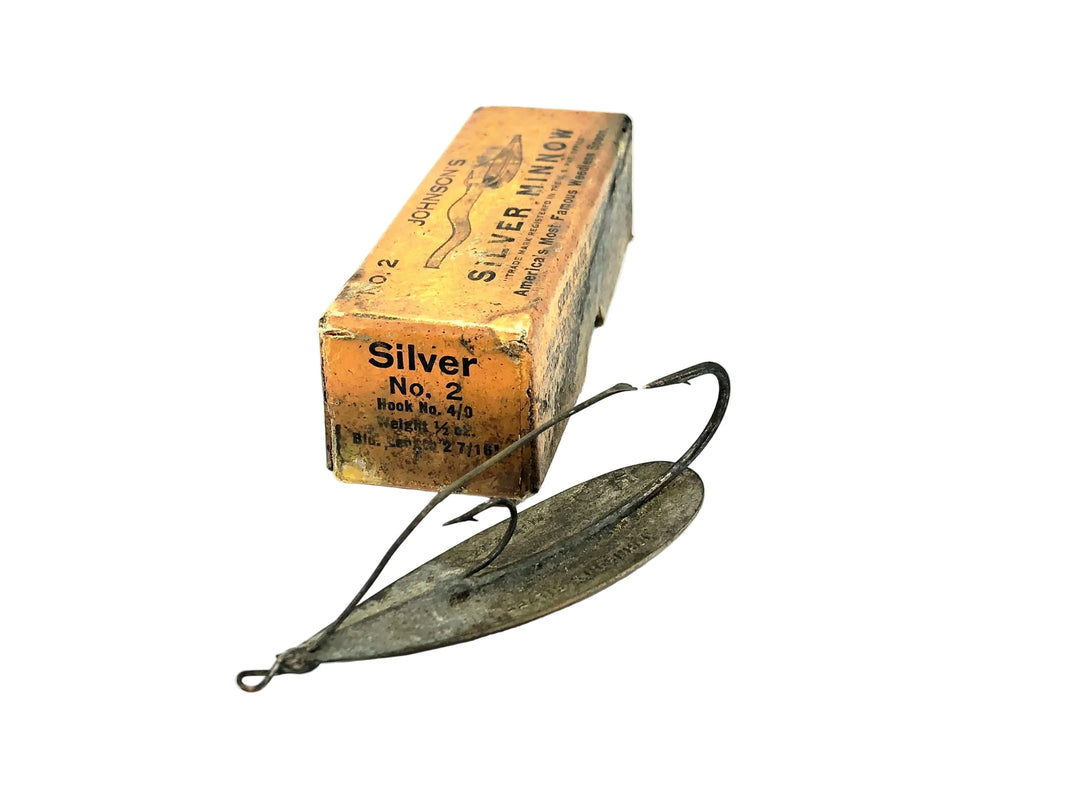 Johnson Silver Minnow No.2, Silver Color w/Box