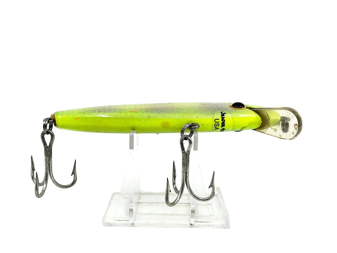 Trader Bay Crankbait, Fluorescent Orange/Silver/Chartreuse Color